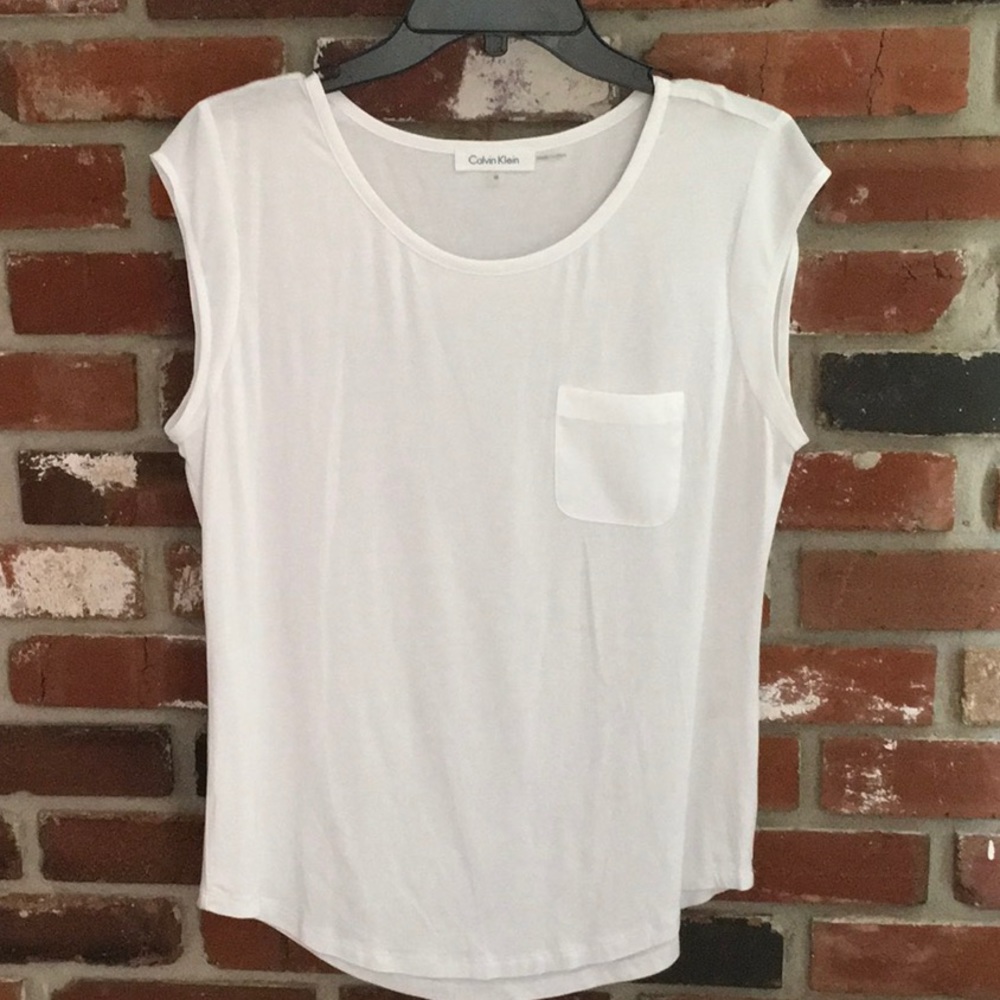 Calvin Klein white tee